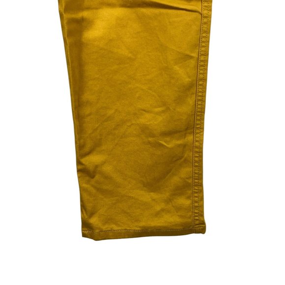 Dockers Men's Icon Tapered Fit Yellow Pants Hemp Blend 33x32 Comfort Vibrant NWT - Picture 7 of 14